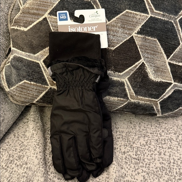 Isotoner Black Insulated Gloves - Picture 1 of 1